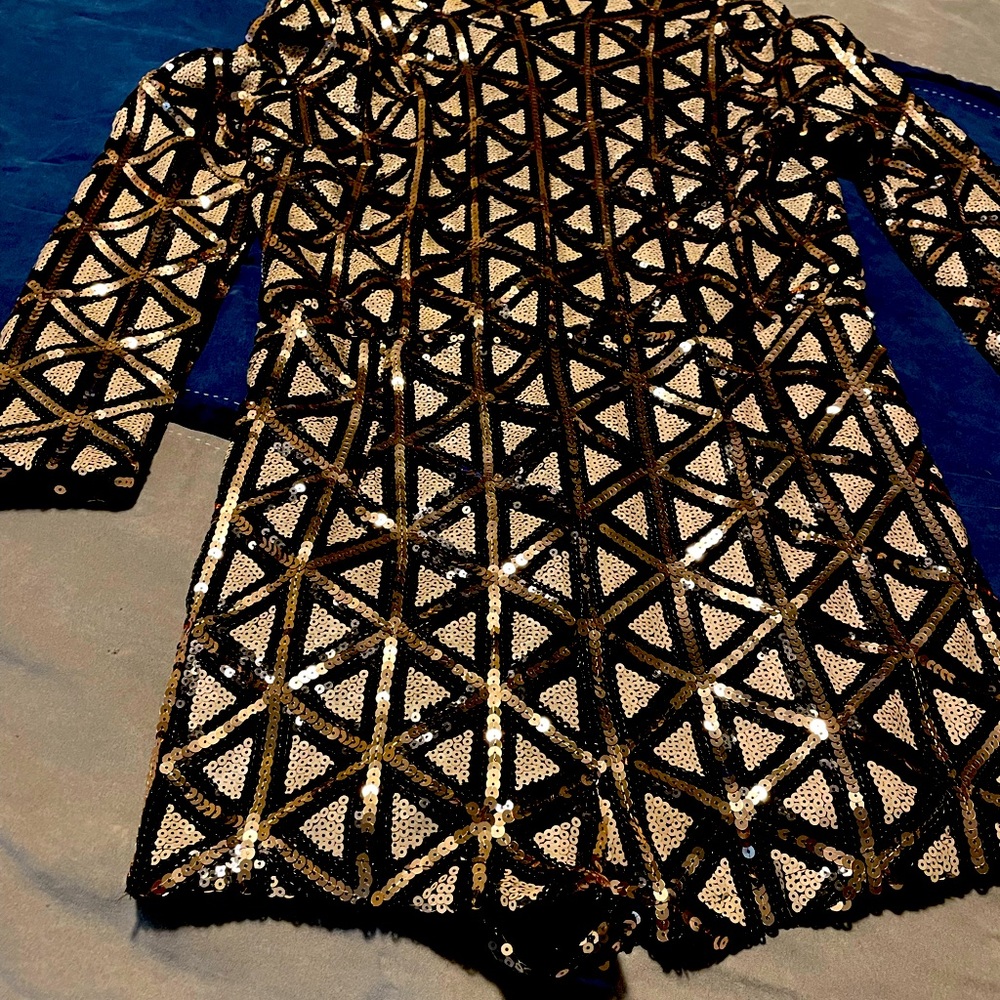 Barely worn sequin romper from Akira. Beautiful, figure-flattering romper.